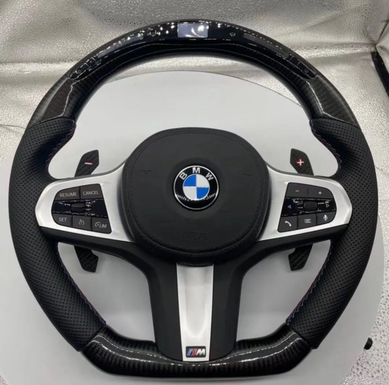 BMW G-series Carbon Fibre LED Steering Wheel