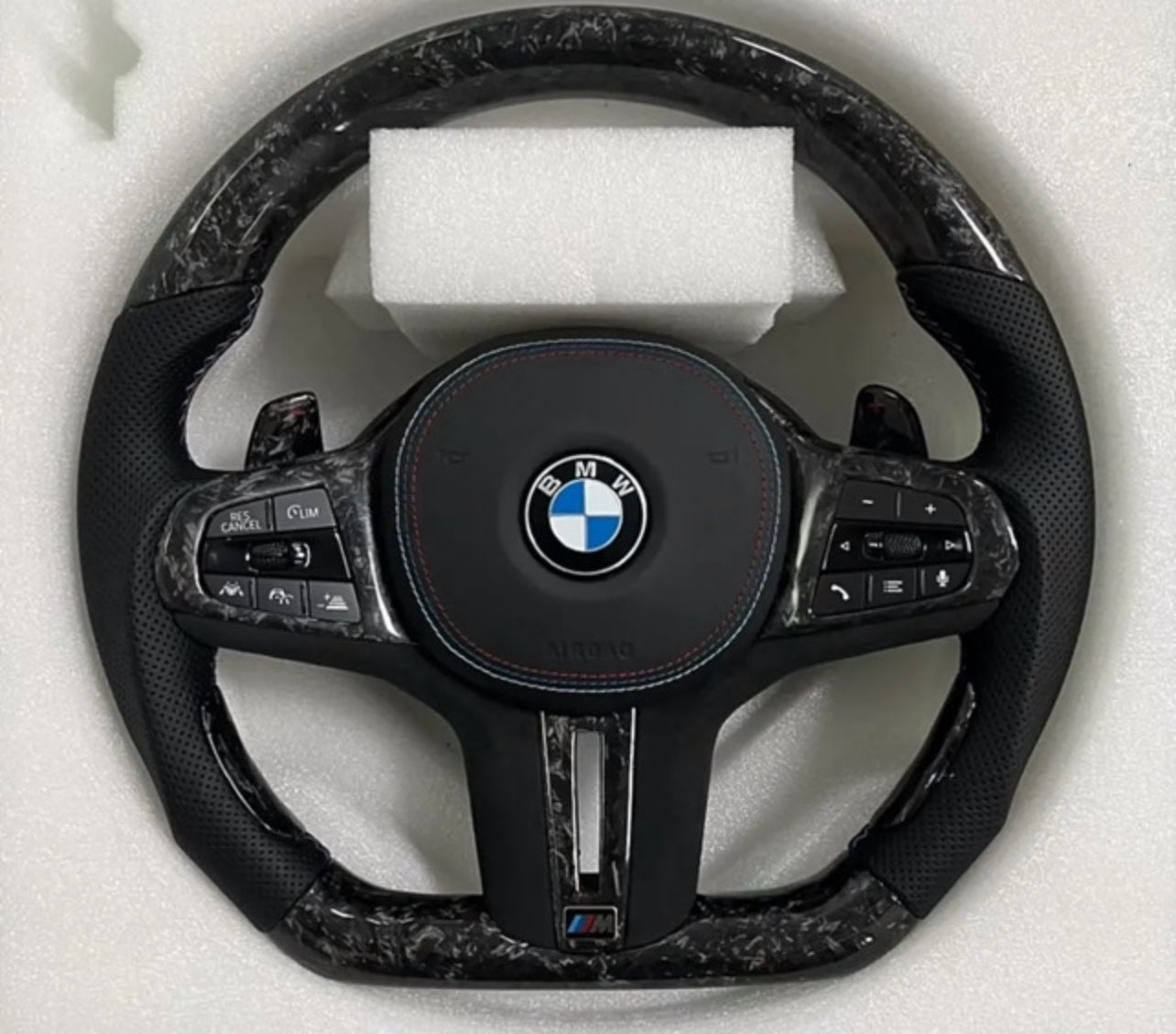 BMW G-series Carbon Fibre LED Steering Wheel