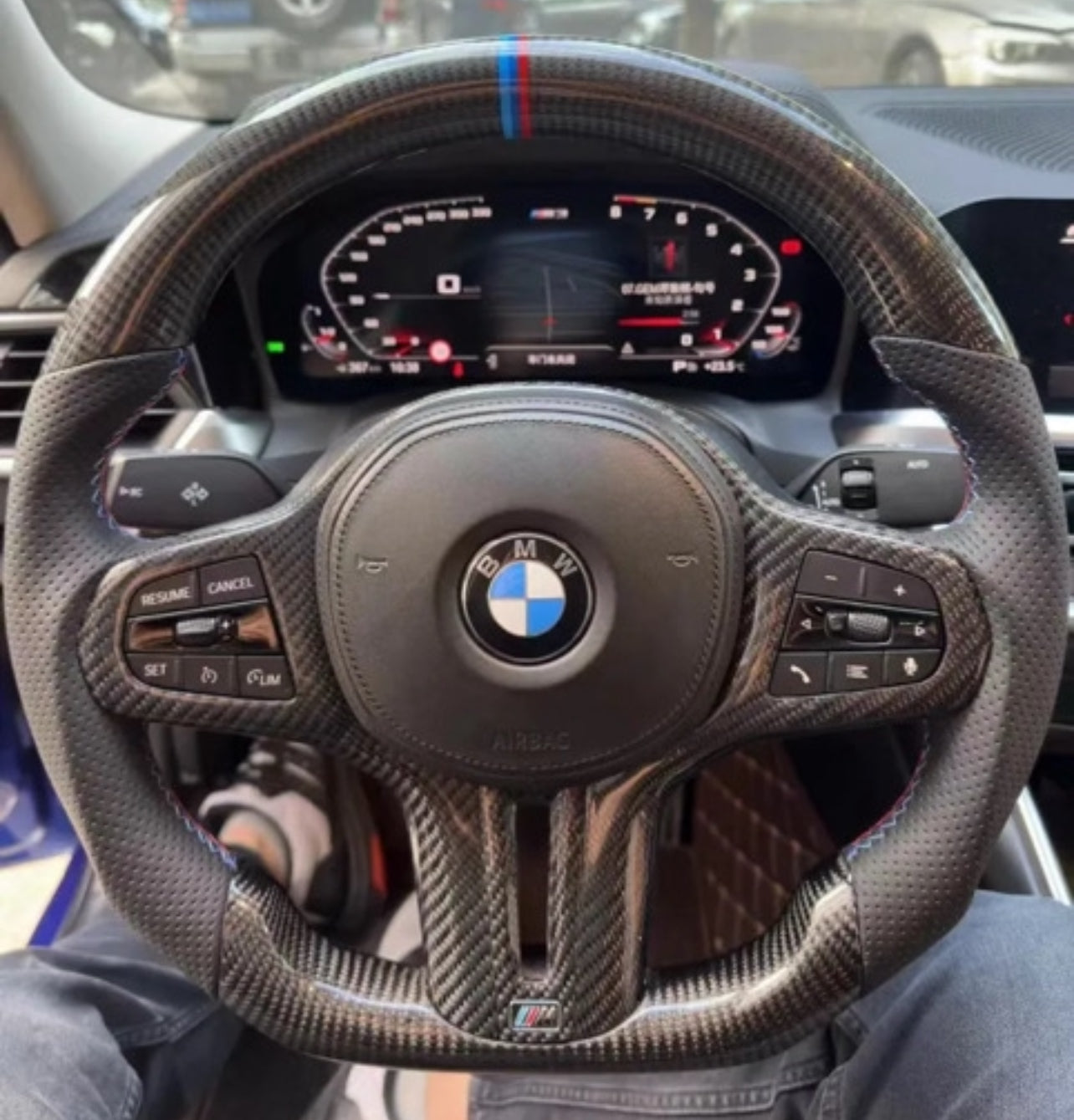 BMW G-Series Carbon Fibre Steering Wheel (Polished)
