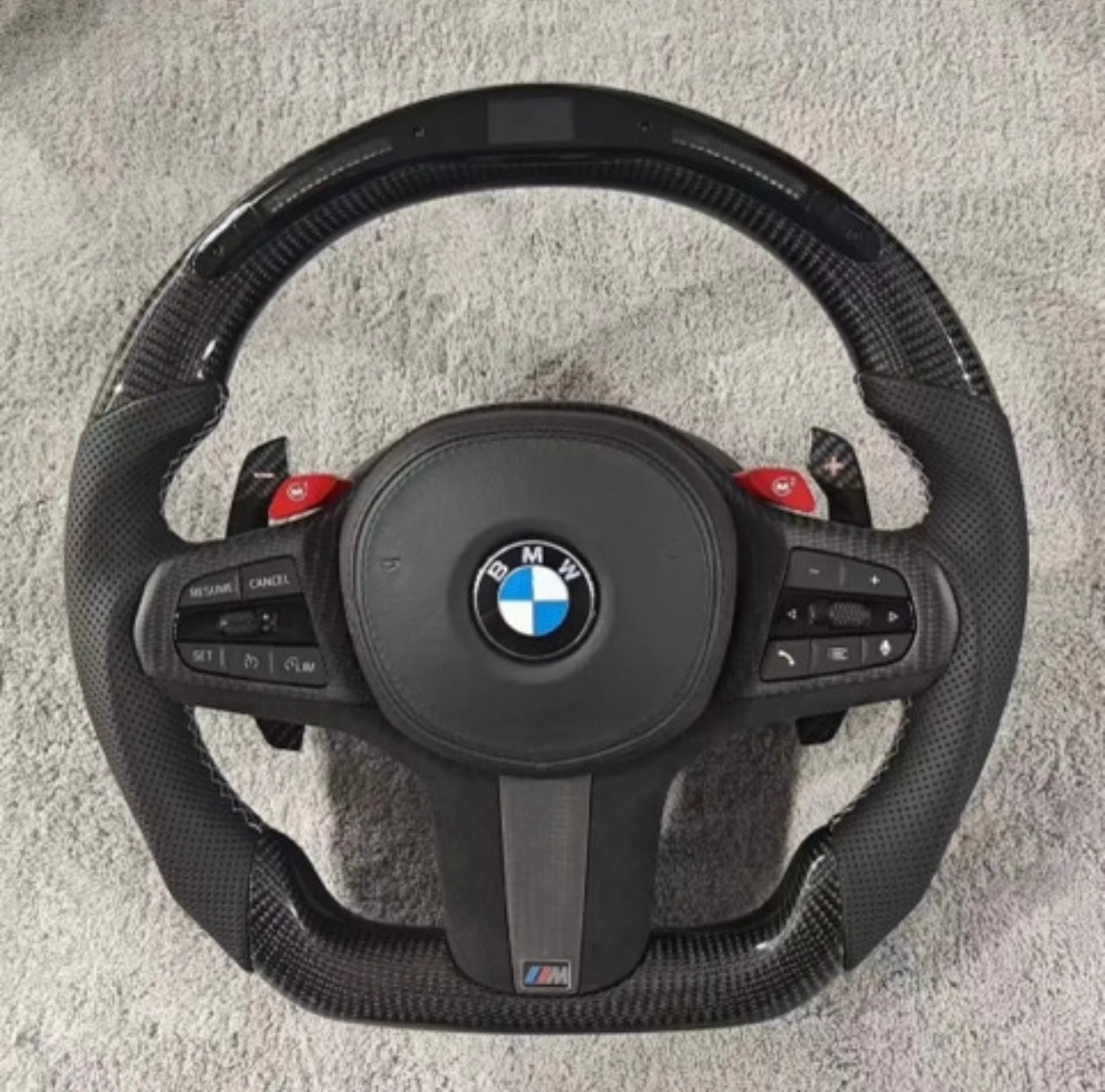 BMW G-series Carbon Fibre LED Steering Wheel