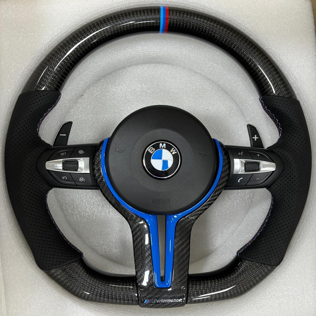 BMW Carbon Fibre Steering Wheel (Polished)