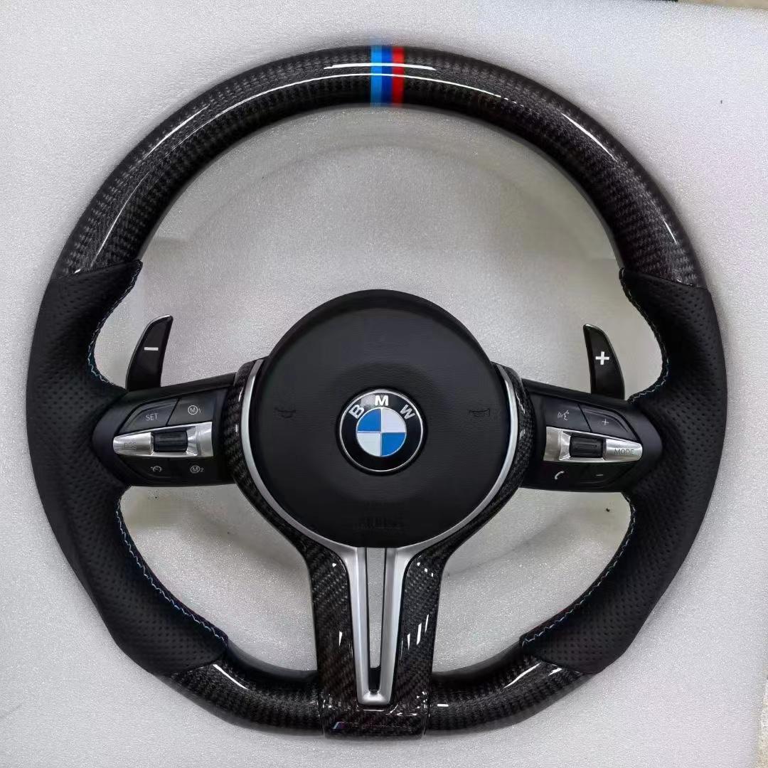 BMW Carbon Fibre Steering Wheel (Polished)