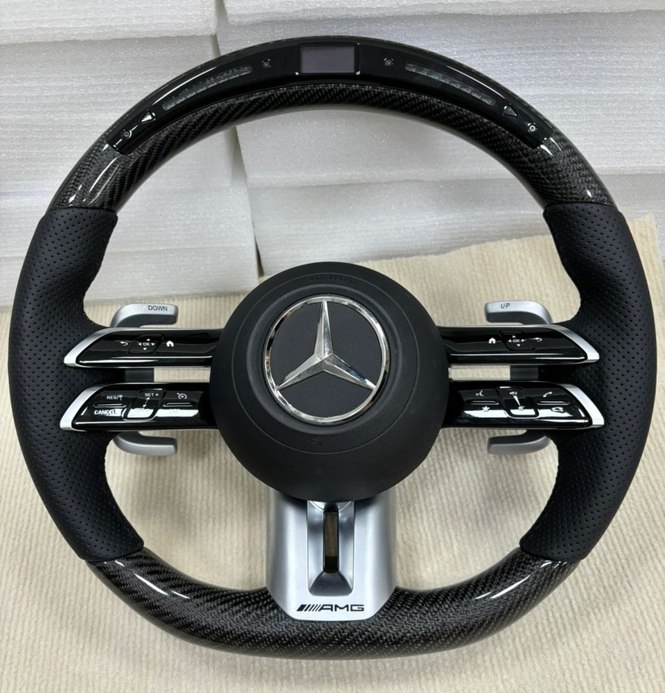 Mercedes LED Carbon fibre steering wheel