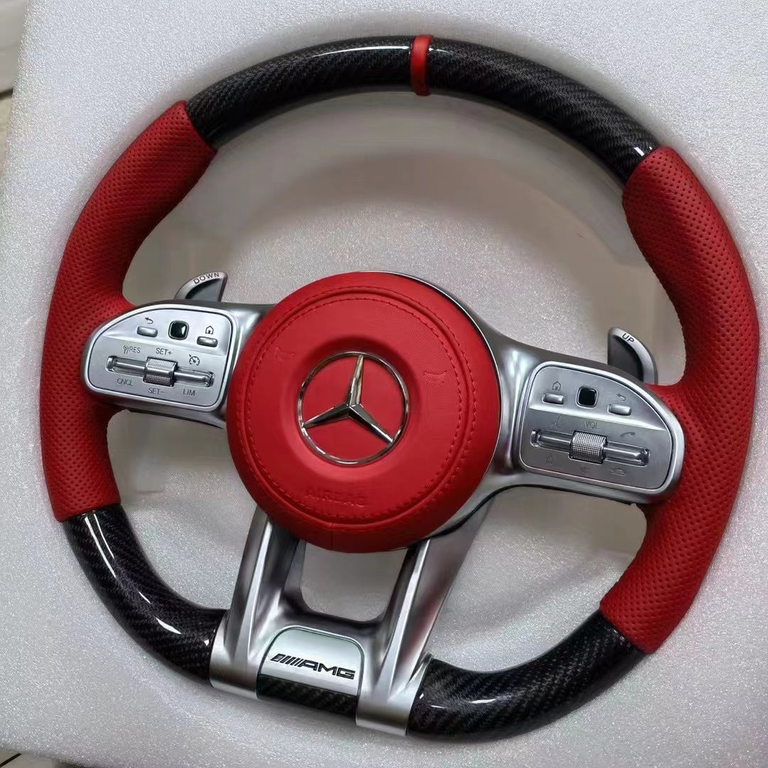 Mercedes carbon fibre steering wheel