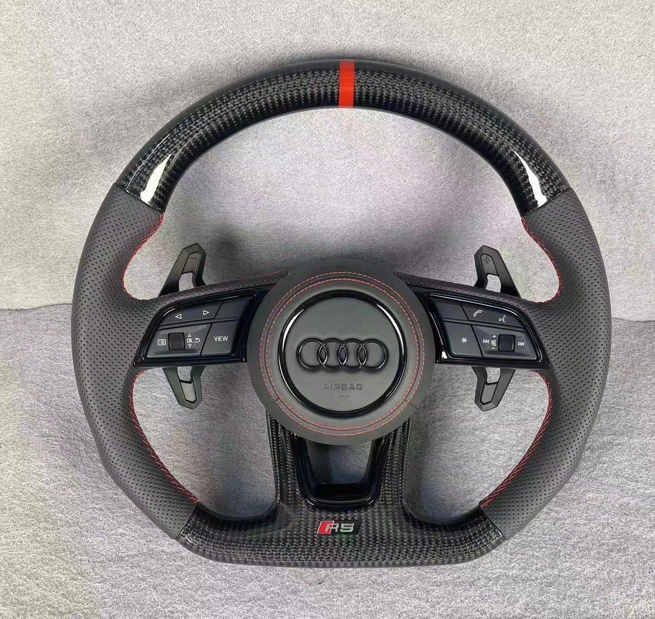 Audi RS Carbon Fibre Steering Wheel