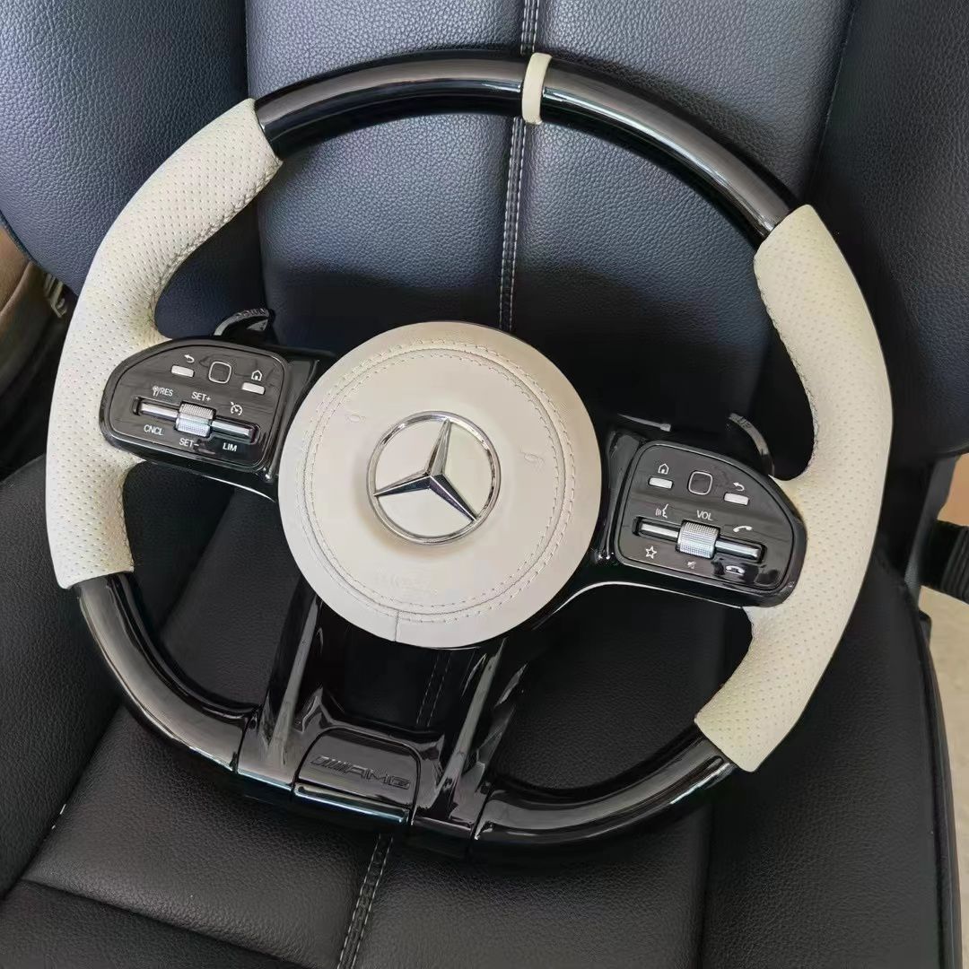 Mercedes carbon fibre steering wheel