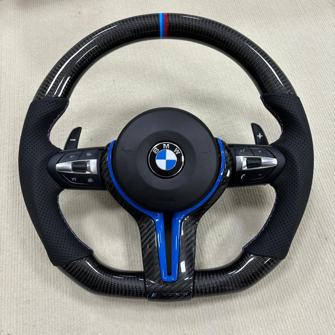 BMW Carbon Fibre Steering Wheel (Polished)